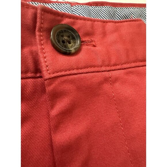 Brooks Brothers Pants Men 36 X 29.5 Coral Clark Fit Chino Stretch Flat Front - Picture 4 of 10